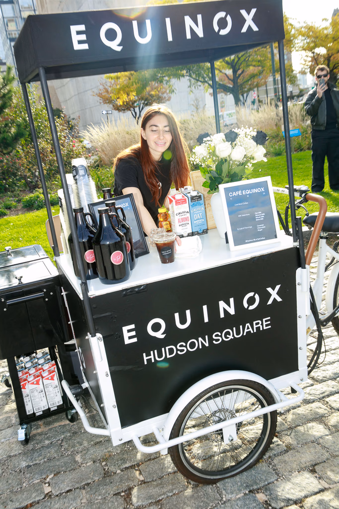 Branded Coffee Cart activation